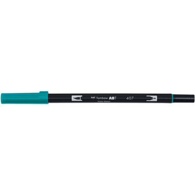 TOMBOW Dual Brush Pen ABT-407 tiki teal