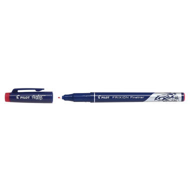 PILOT FriXion Fineliner 1.3mm SW-FF-R rouge, corrigeable