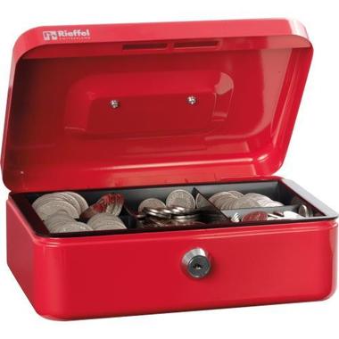 RIEFFEL Cash box Valorit VTGK2ROT 7,7x20,7x15,7cm red