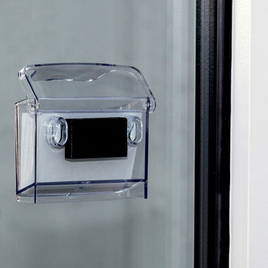 SIGEL Outdoor-Visitenkartenhalter LH326 glasklar,105x76x45mm