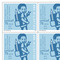 Stamps CHF 1.00 «Education for boys», Sheet with 10 stamps Sheet 75 years UNICEF, self-adhesive, mint