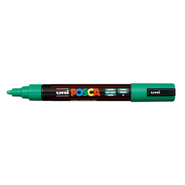 UNI-BALL Posca Marker 1,8-2,5mm PC-5M GREEN vert