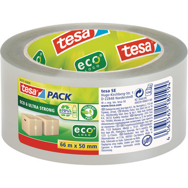 TESA Verpackungsband ECO 50mmx66m 58297-00000 5829700000 ultra strong trans.