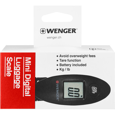 WENGER Mini Digital Kofferwaage 611883 schwarz