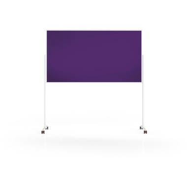MAGNETOPLAN Design-Moderatorentafel VP 1181111 Filz, violett 1000x1800mm