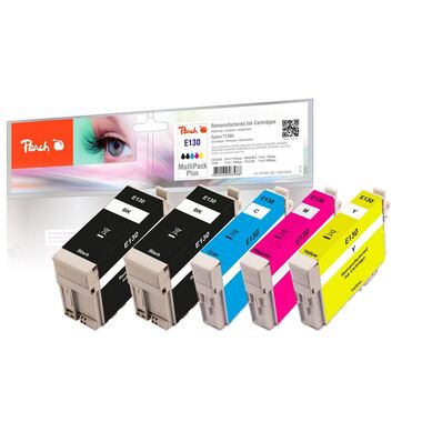 Peach Spar Pack Plus Tintenpatronen kompatibel zu Epson T1305