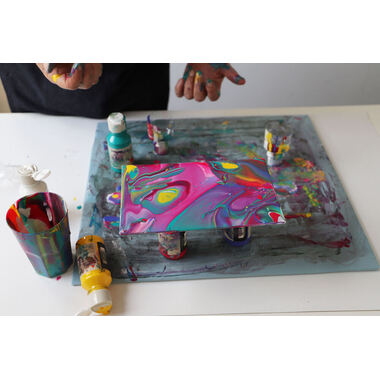 MOROCOLOR peinture acrylique Box 4002P5S pouring 5x100ml