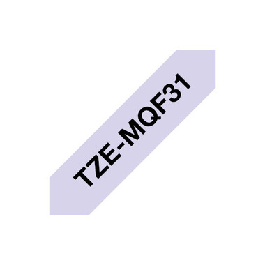 PTOUCH Band, laminiert schw/lila pa TZe-MQF31 PT-DV600VP 12 mm