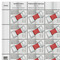 Francobolli CHF 2.00 «Benda», Foglio da 20 francobolli Foglio 50 anni Medici Senza Frontiere, gommatura, senza annullo