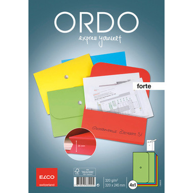 ELCO Organisationsmappe Ordo A4 73698.00 prestige, assortiert 4 Stück