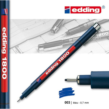 EDDING Profipen 1800 0.70mm 1800-3-07 bleu