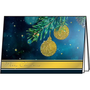 SIGEL Cartolina Natale/Busta A6/A5 DS065 220+100g, Glitter 10+10 pezzi