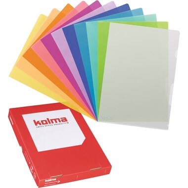 KOLMA Dossiers VISA Superstrong A4 59.434.04 rouge, antireflet 100 pièces