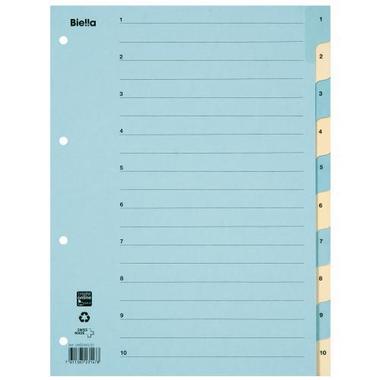 BIELLA Répertoires carton couleur A4 462440.00 1 - 10