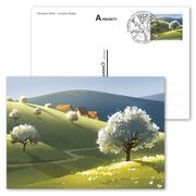 Swiss Parks, Postal card Argovia Jurapark Picture postcard, postage value CHF 1.00 and CHF 1.00 for the card, cancelled