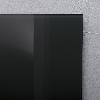 SIGEL Glas-Magnetboard GL200 schwarz 1000x1000x15mm