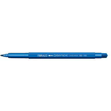 CARAN D'ACHE Penna fibra Fibralo 185.160 blu