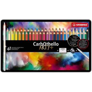 STABILO CarbOthello Cray. fusain past. 1448-6 48 couleurs