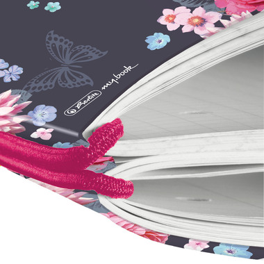 HERLITZ Cahier my.book flex A4 50021550 Ladylike Flowers 40 fl.quadri.