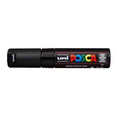 UNI-BALL Posca Marker 8mm PC-8K BLACK nero