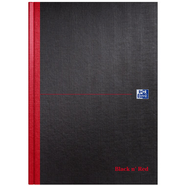 OXFORD Black n'Red Notizbuch 100080489 A4, blanco 96 Blatt