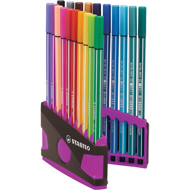 STABILO Fasermaler Pen 68 6820-04-03 20 Stück ass. ColorParade