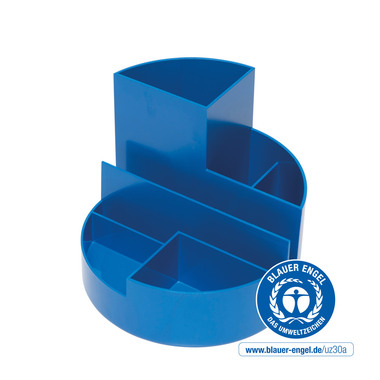 MAUL Stifteköcher Recycle 4117637.ECO 6 Fächer, 14cm, 12.5cm, blau
