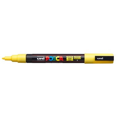 UNI-BALL Posca Marker 0,9-1,3mm PC-3M YELLOW jaune