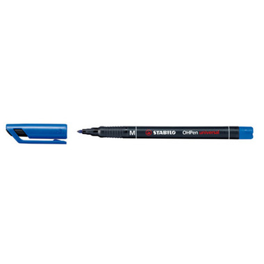 STABILO OHP Pen permanent 1mm 843 / 41 bleu