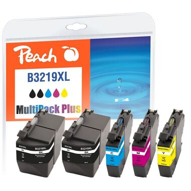 Peach Spar Pack Plus Tintenpatronen, kompatibel zu Brother LC-3219XL