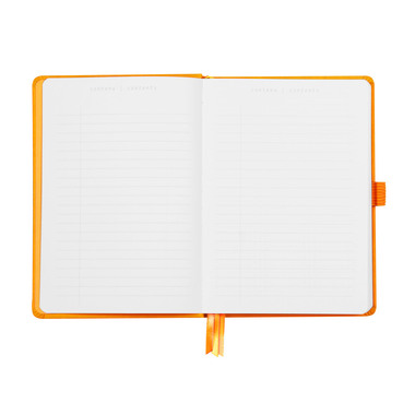 RHODIA Goalbook Carnet A5 118584C Hardcover orange 240 f.