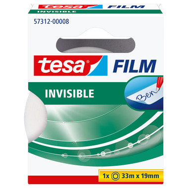 TESA Tesafilm 33mx19mm 57312-00008 invisible 1 Rolle