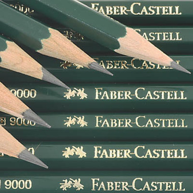 FABER-CASTELL Crayon CASTELL 9000 B 119001