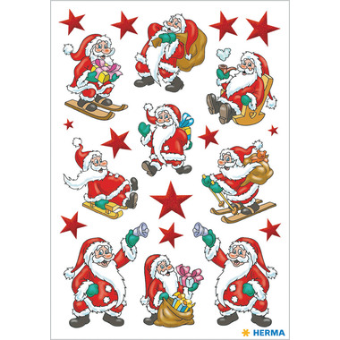 HERMA Sticker Natale 3219 colorato 63 pezzi/3 fogli
