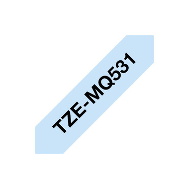 PTOUCH Band, laminiert schw/blau TZe-MQ531 PT-DV600VP 12 mm