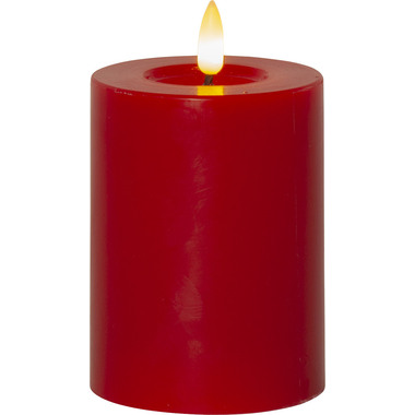 STAR TRADING Candela a LED Flamme 12.5cm 12.061-43 rosso