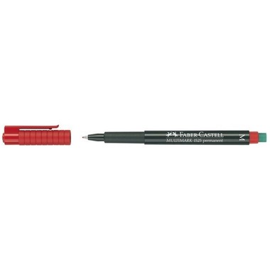 FABER-CASTELL OHP MULTIMARK M 152521 rouge perm.