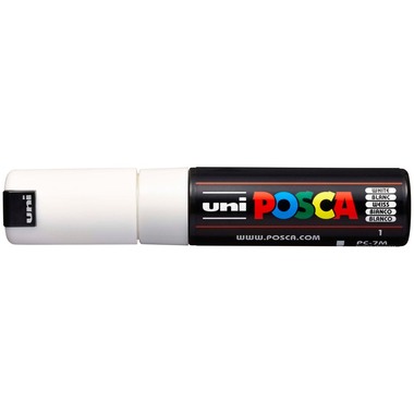 UNI-BALL Posca Marker 4.5-5.5mm PC-7M WHITE blanc