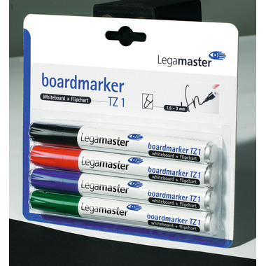 LEGAMASTER Whiteboard Marker TZ1 1,5-3mm 7-110094 4er Etui
