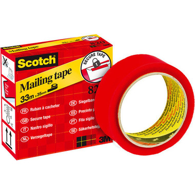 SCOTCH Sigelband 820 33mx35mm 820-RED3533 3 rot