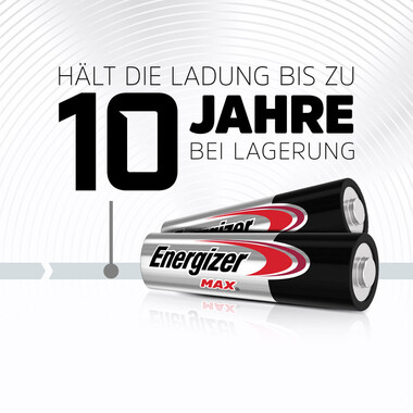 Batteria Energizer Max Mignon (AA), 12 pz Confezione da 12 batterie AA alcaline Energizer MAX