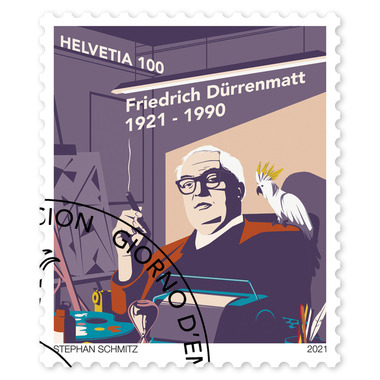 Image of Briefmarke CHF 1.00 «100 Jahre Dürrenmatt»