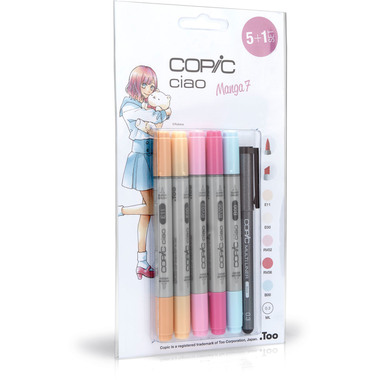 COPIC Marker Ciao 22075564 5+1 Set Manga 7