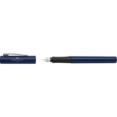 FABER-CASTELL Penna stilografica Grip 2011 M 140804 classico blu