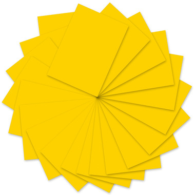 URSUS Carta per disegno a colori A4 2174615 130g, giallo 100 fogli