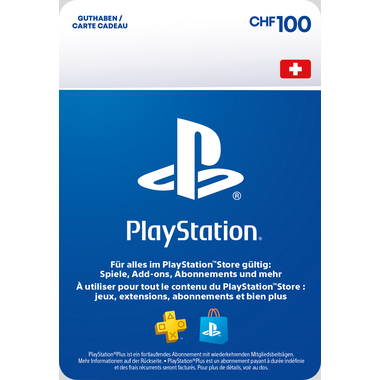 Giftcard Sony CHF 100.-
