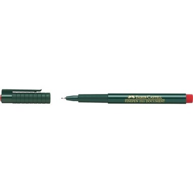 FABER-CASTELL Penna FINEPEN 1511 0.4mm 151121 rosso
