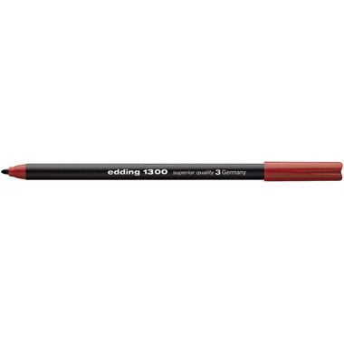 EDDING Fasermaler 1300 color pen 2mm 1300-2 rot