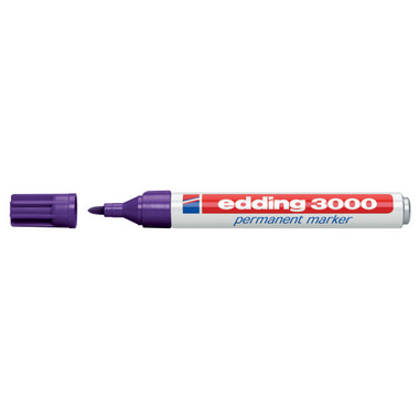 EDDING Permanent Marker 3000 1,5 - 3mm 3000 - 8 purple