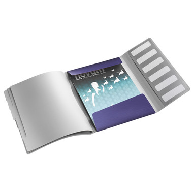 LEITZ Dossier archivio Style A4 39950069 titanium blu 200 fogli